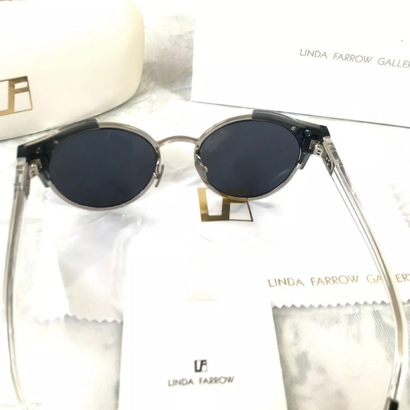 Kris Van Linda Farrow X Round Frame Sunglasses - Picture 4 of 10